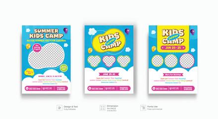 Kids Summer Camp Adventure Trip flyer