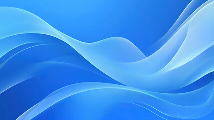 Obraz premium Gradient Blue Wave Background
