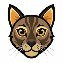 Vector illustration of a cat
