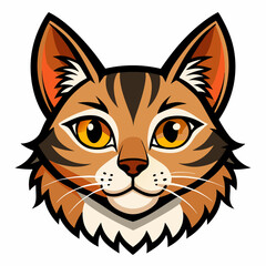 Vector illustration of a cat