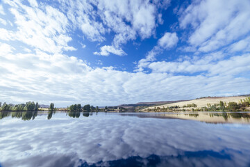 Meadowbank Lake and River Derwent in Tasmania Australia