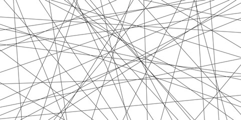 Abstract black lines with white background. Creative and geometric shape with luxury pattern and paper texture design. abstract background with stripes for website design Technology background.	
