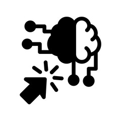 cursor brain ai glyph style