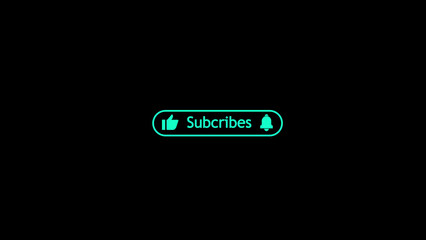 Like Subscribe Notification Bell Button Isolated Video Channel Web Element Icons