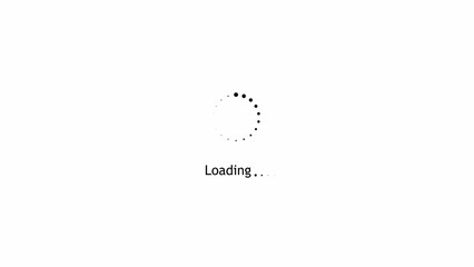 A sleek circular loading icon smoothly rotating to indicate progress. Perfect for interfaces and loading screens