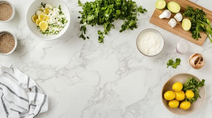 Hypertension healthy meal prep in a stylish kitchen. Featuring nutrition and wellness