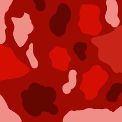 Abstract composition with bold red hues, organic flowing shapes,and artistic design element.perfect for backgrounds,textures, and creative projects.