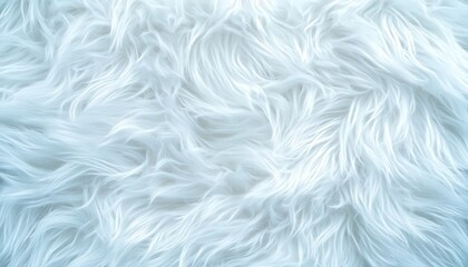 Obraz premium Soft Fluffy Light Blue and White Fabric Texture