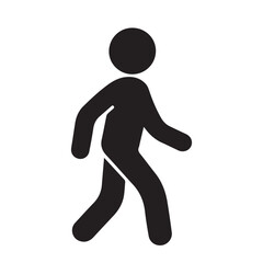 walk exercise men vector