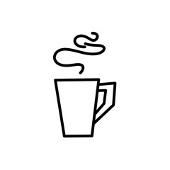Cup line icon
