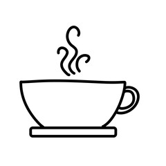 Cup line icon
