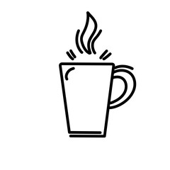 Cup line icon
