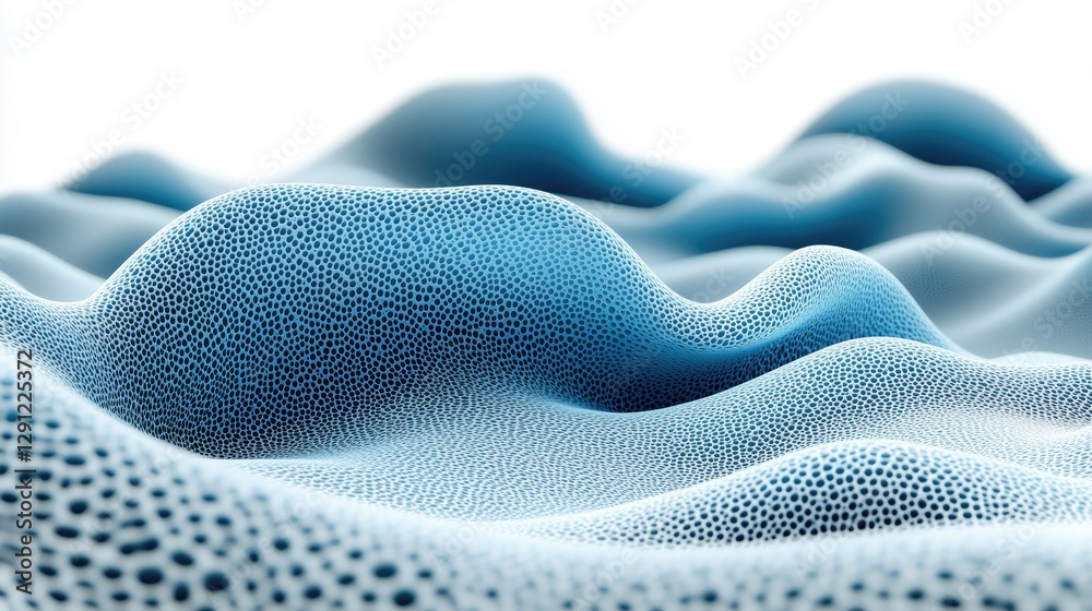 Fototapete abstract blue texture resembling digital waves, perfect for computer graphics and design projects.