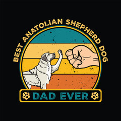 Vintage Dog T Shirt Design