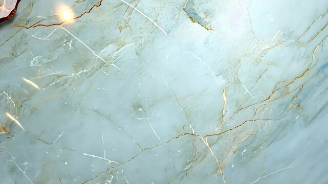 Elegant marble surface with subtle veins and golden accents, ideal for luxury interior design