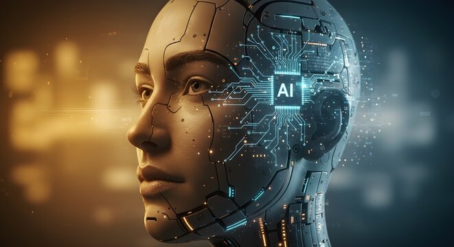 IA generativa: estilo de vida futuro de la tecnolog&iacute;a del hombre, marketing digital IOT internet de la futura tecnolog&iacute;a de chatbot de IA
