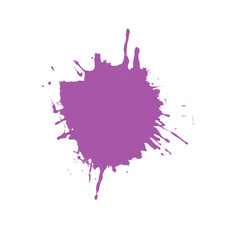 Button Vorlage: Lila Klecks als Farbfleck