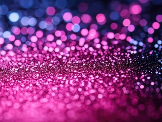 Pink & Blue Glitter Sparkle Background: Shimmering Celebration