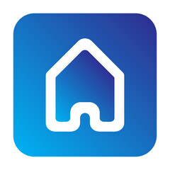 home Solid gradient icon
