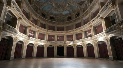 grand baroque theatre interior