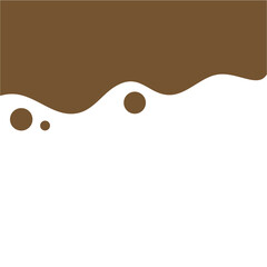 Liquid coffee background
