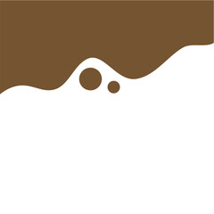 Liquid coffee background

