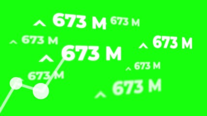 Running Distance Counter HUD Animation with Green Screen for Sports and Fitness Tracking - Powered by Adobe