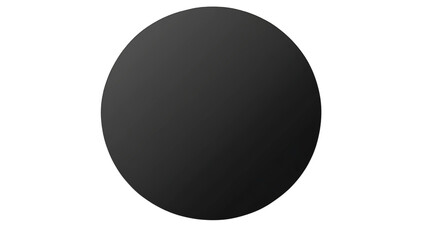 a simple dark circle on a light background, creating a sense of mystery and minimalism