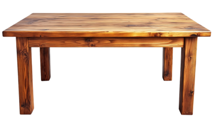 an old wooden table with a natural, rustic appearance, showing the beauty of the wood grain 