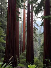 morning in the forest
