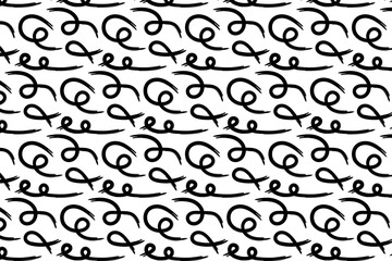 Abstract brush painting seamless pattern background. Modern paint vector background collection hand drawn texture.