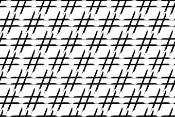 Black abstract brush seamless pattern background. Modern paint line background collection in monochrome color. 