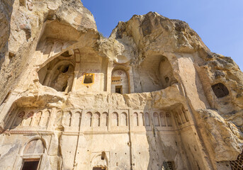 The famous open air museum in Goreme, Cappadocia