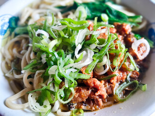 Chicken Noodles with delicious taste. Indonesian food