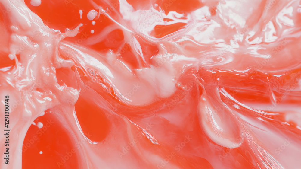 Poster dynamic liquid animation texture with vibrant swirls for creative design