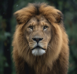 Fototapeta premium male lion portrait