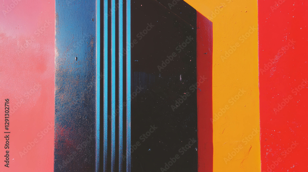 Poster vibrant abstract textures and materials background for creative design