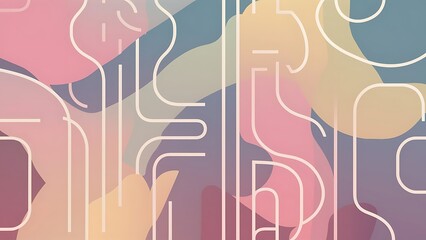 Abstract minimal background with beautiful pattern and pastel color able to use for social media post feed banners web header or internet ads