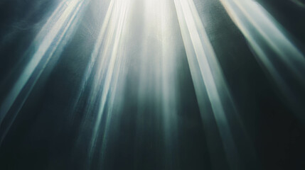 Radiant midday sunlight with dramatic atmospheric rays