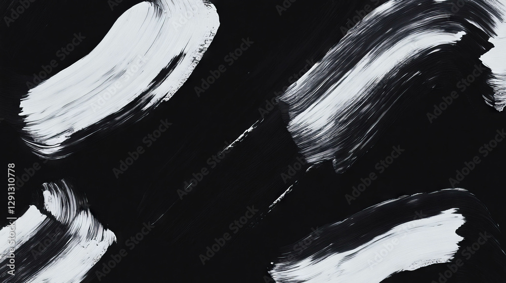 Aufkleber abstract brushstroke background with dynamic black and white patterns for creative design
