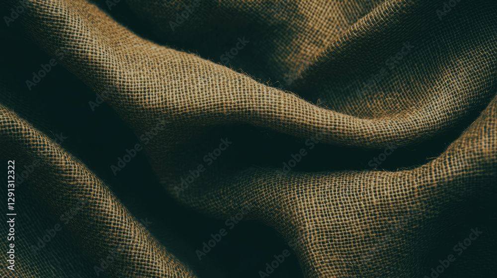 Poster Natural burlap texture background for rustic design and craft projects