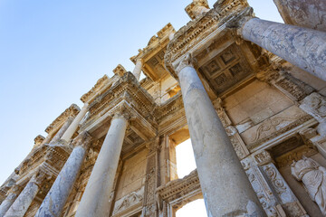 Beautiful view of Ephesus, a very important archaeological site in Turkey