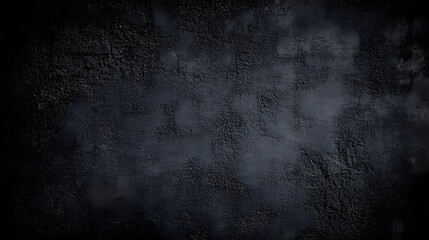 Dark black anthracite gray grey rustic concrete cement stone texture background wall - Rough grunge grain aged old cracked abstract structure with dark vignette frame, template for design