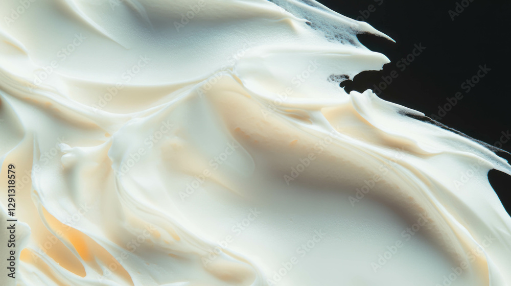 Poster Cream frosting texture background for culinary and design projects