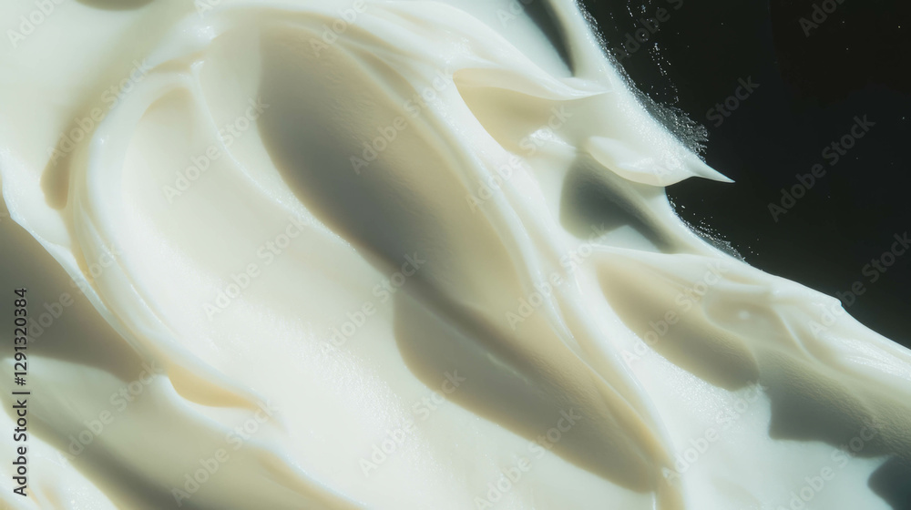 Poster Creamy textured background with soft flowing patterns for design