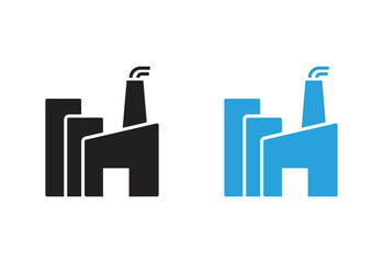 Obraz premium Building,factory icon set