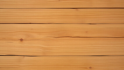 Fototapeta premium Background, texture of horizontal light brown wooden planks, warm autumn colors, image taken from a direct point of view