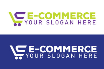 Online shop logos. shop logo, suitable for marketing business needs, online business logos, or promotional logos.