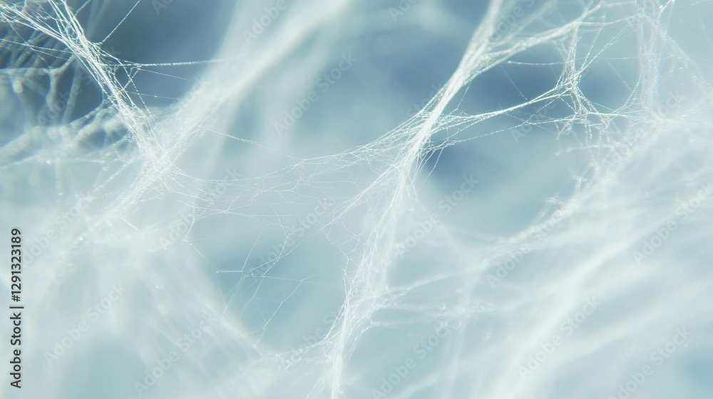 Poster delicate spiderweb threads background for nature inspired designs