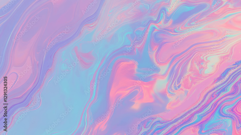 Poster abstract digital glitch art with distorted pixel vivid background in pastel colors for creative desi